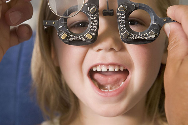 Child eye exam